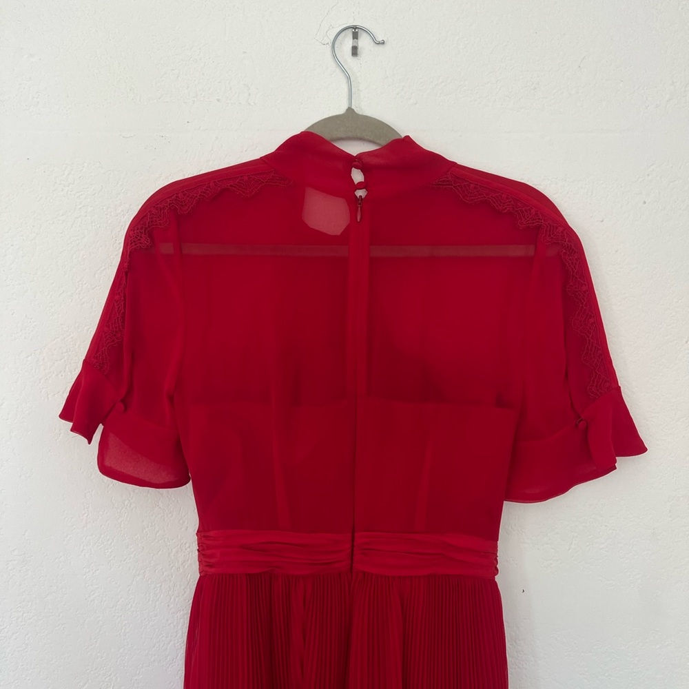 Self-Portrait Scarlet Midi Dress - Picture 5 of 6